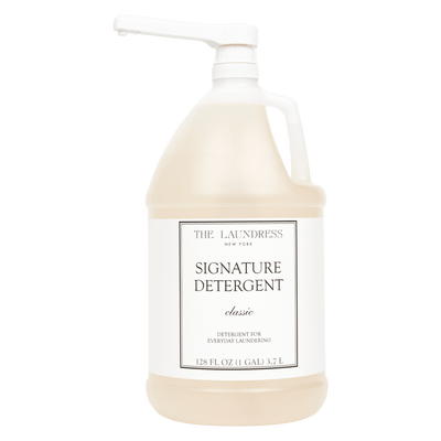 The Laundress Signature Detergent Classic in the gallon size with a pump dispenser for easy dosing.
