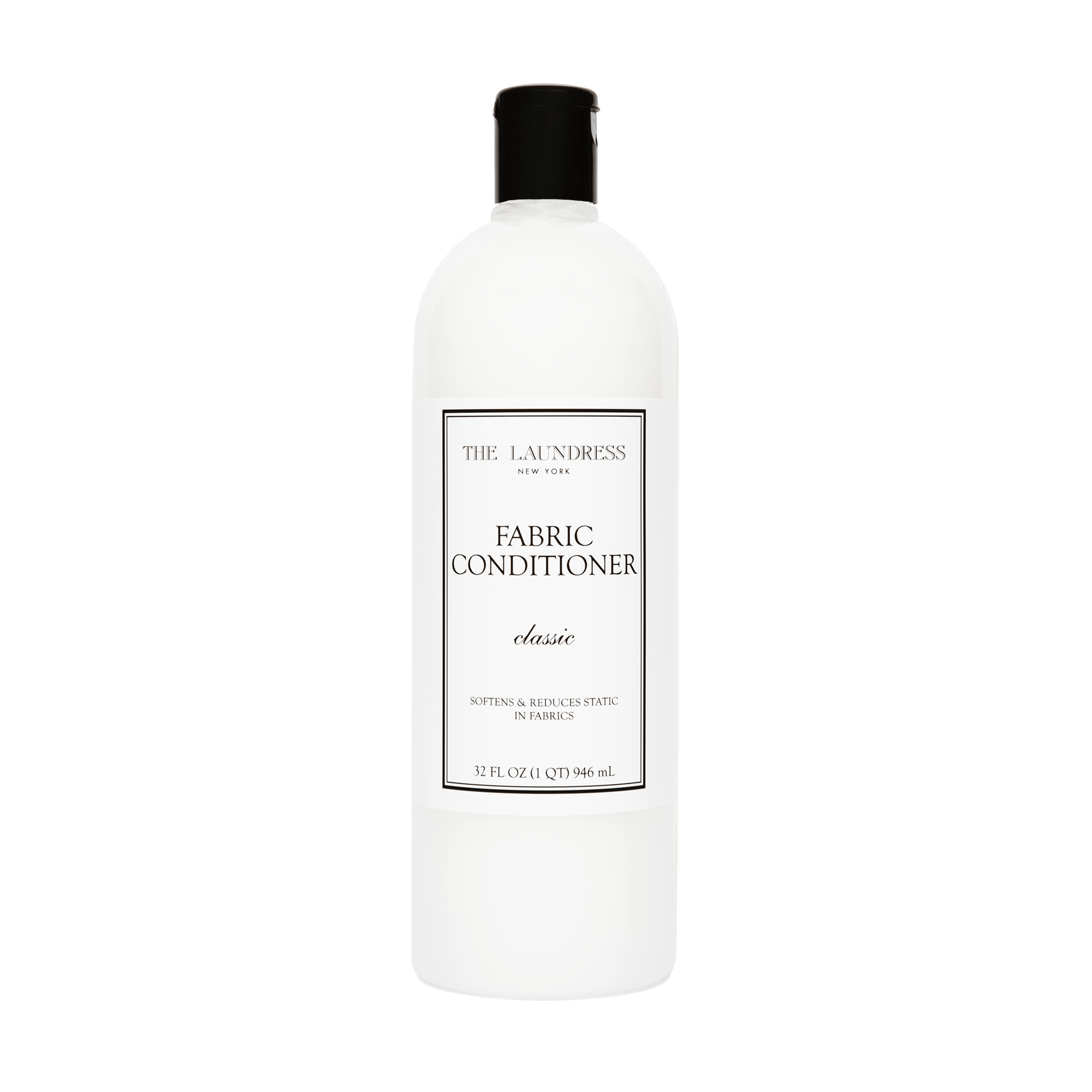 The Laundress Fabric Conditioner Classic, which softens & reduces static in fabrics.