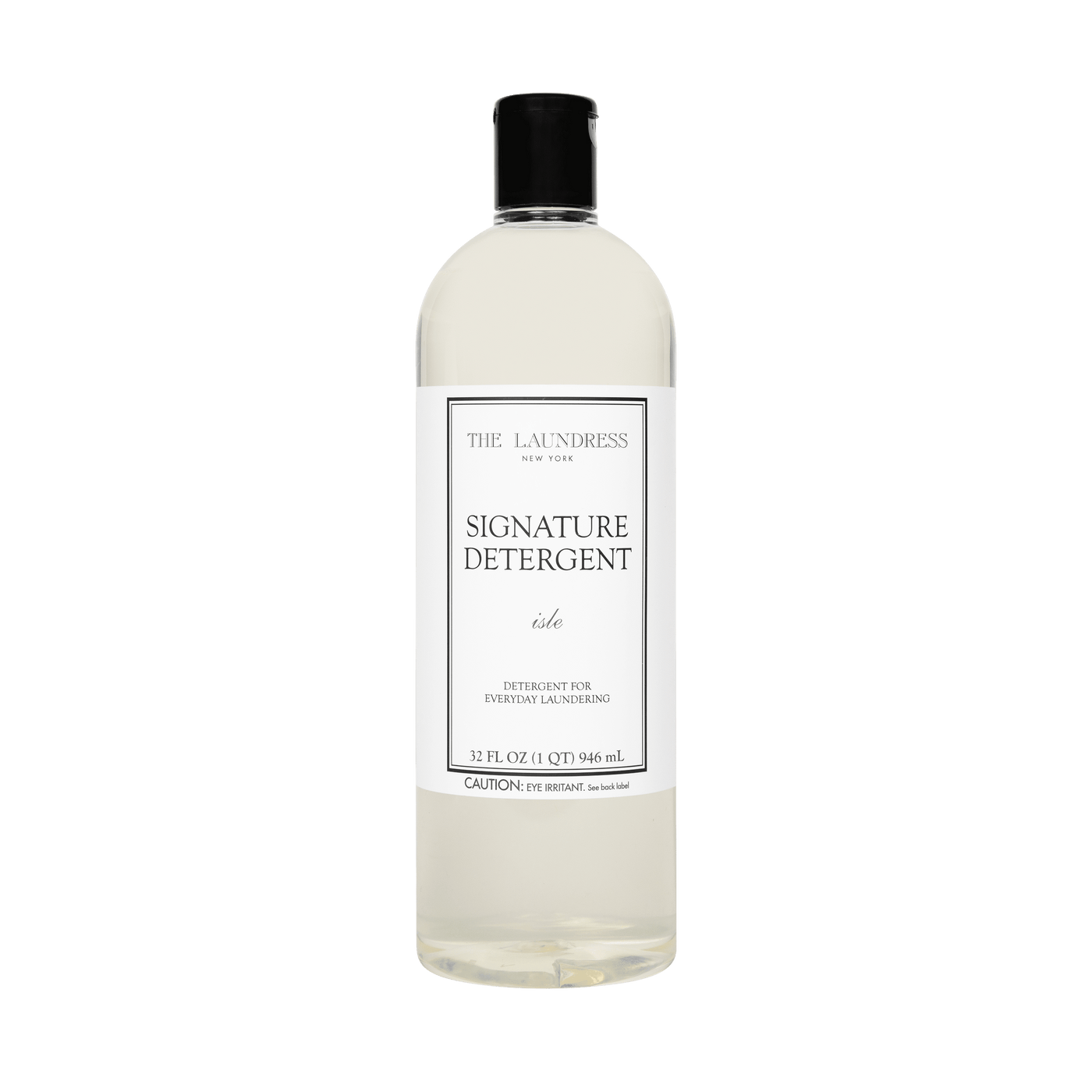 The Laundress Signature Detergent in the scent Isle with notes of heliotrope, jasmine, and sandalwood.