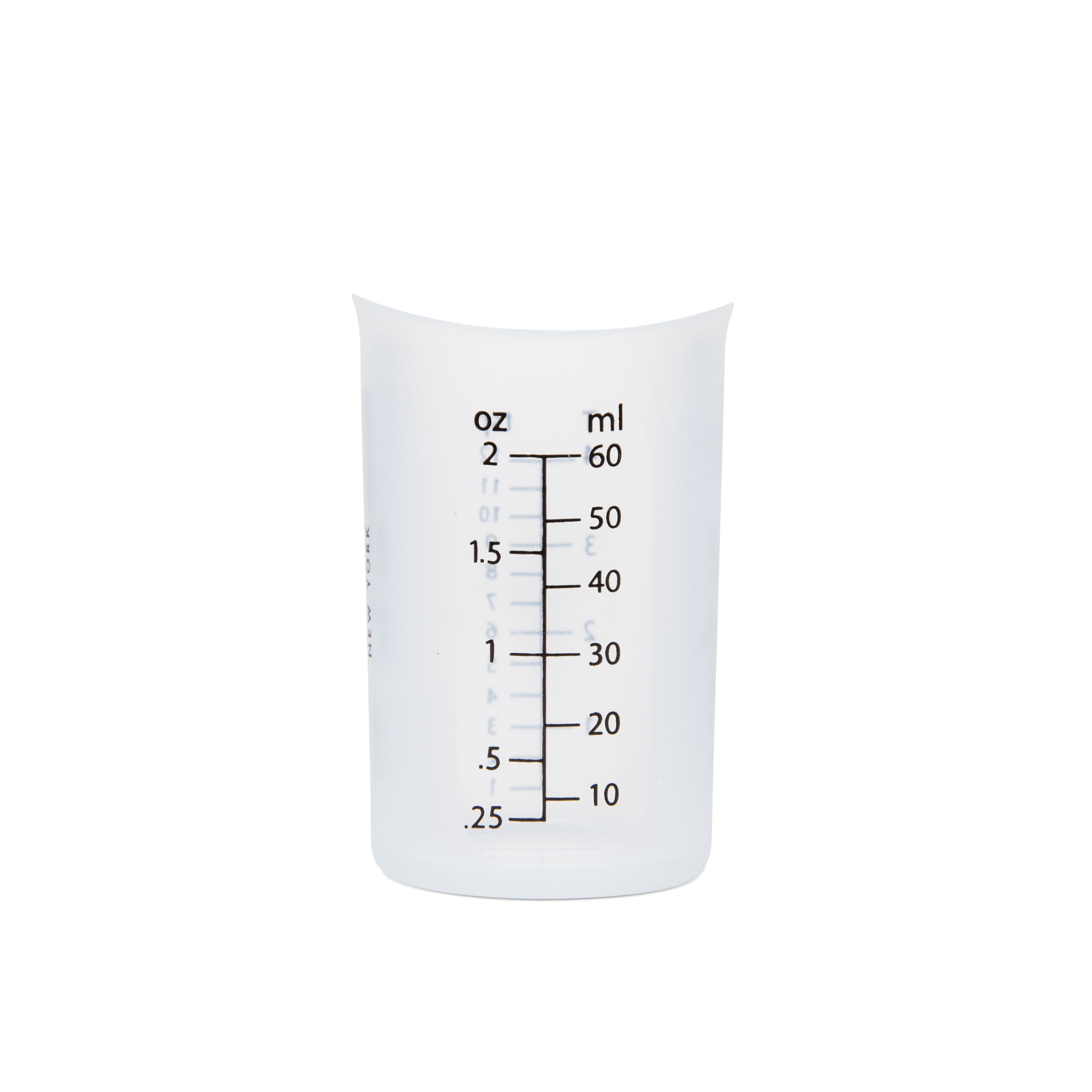 The Laundress Laundry Measuring Cup, a reusable silicone cup for doing The Laundress fabric care solutions.