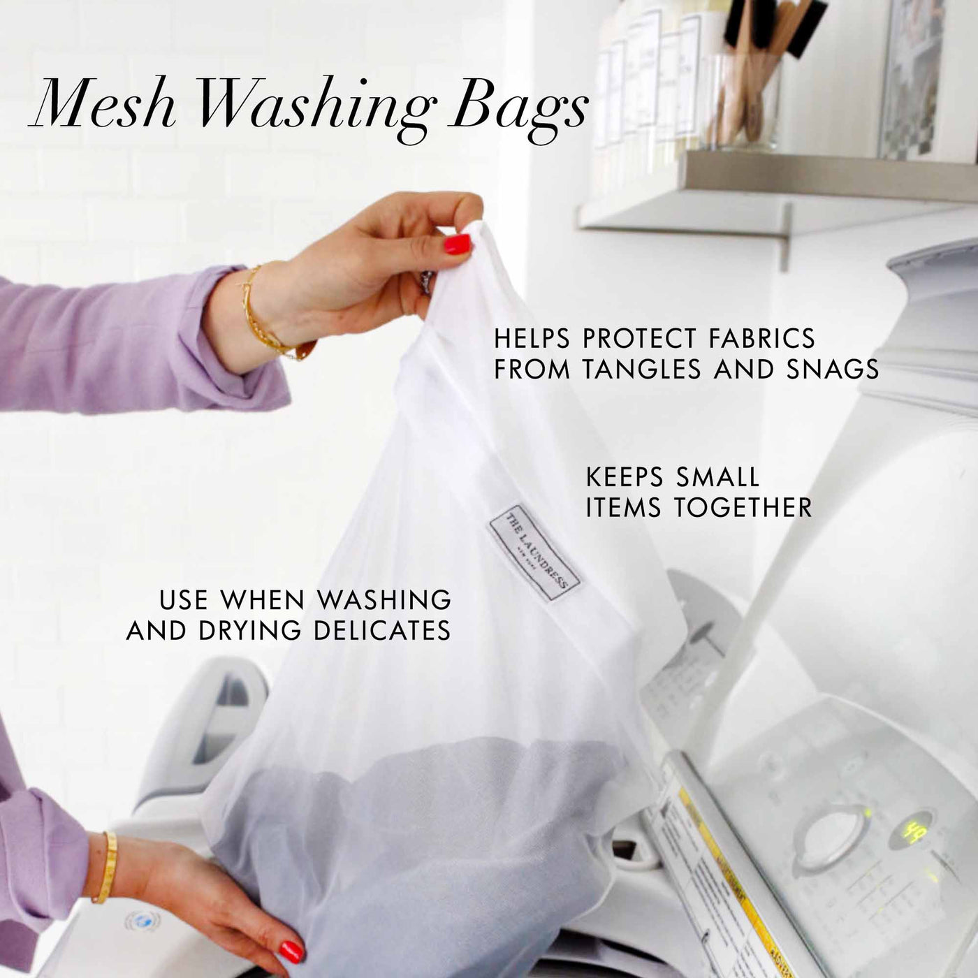 Mesh Laundry Bag: Small Or Large