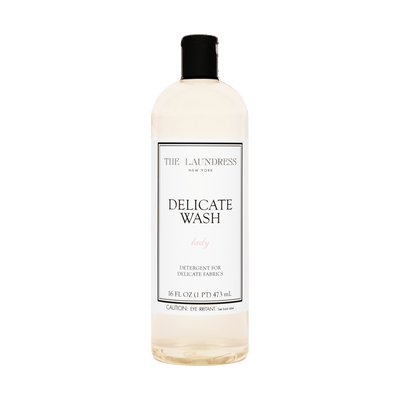 The Laundress Delicate Wash, a double concentrated detergent for delicate fabrics.