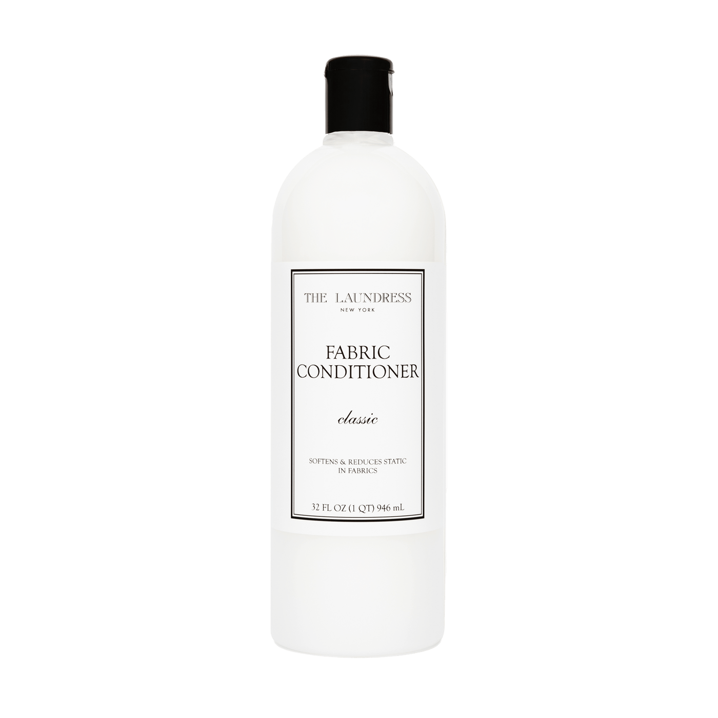 The Laundress Fabric Conditioner Classic, which softens & reduces static in fabrics.