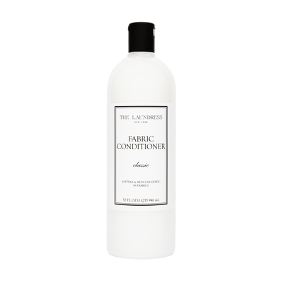 The Laundress Fabric Conditioner Classic, which softens & reduces static in fabrics.