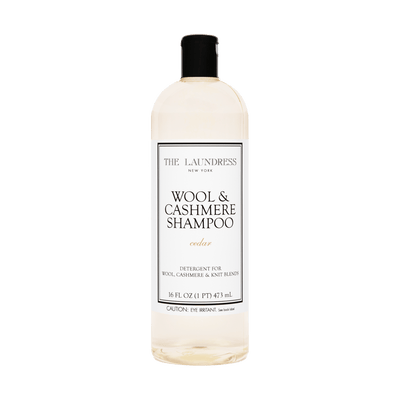 The Laundress Wool & Cashmere Shampoo, a detergent made for wool, cashmere, and knit fabrics.