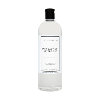 The Laundress Fragrance Free Baby Laundry Detergent, free of fragrances, dyes & artificial brighteners.
